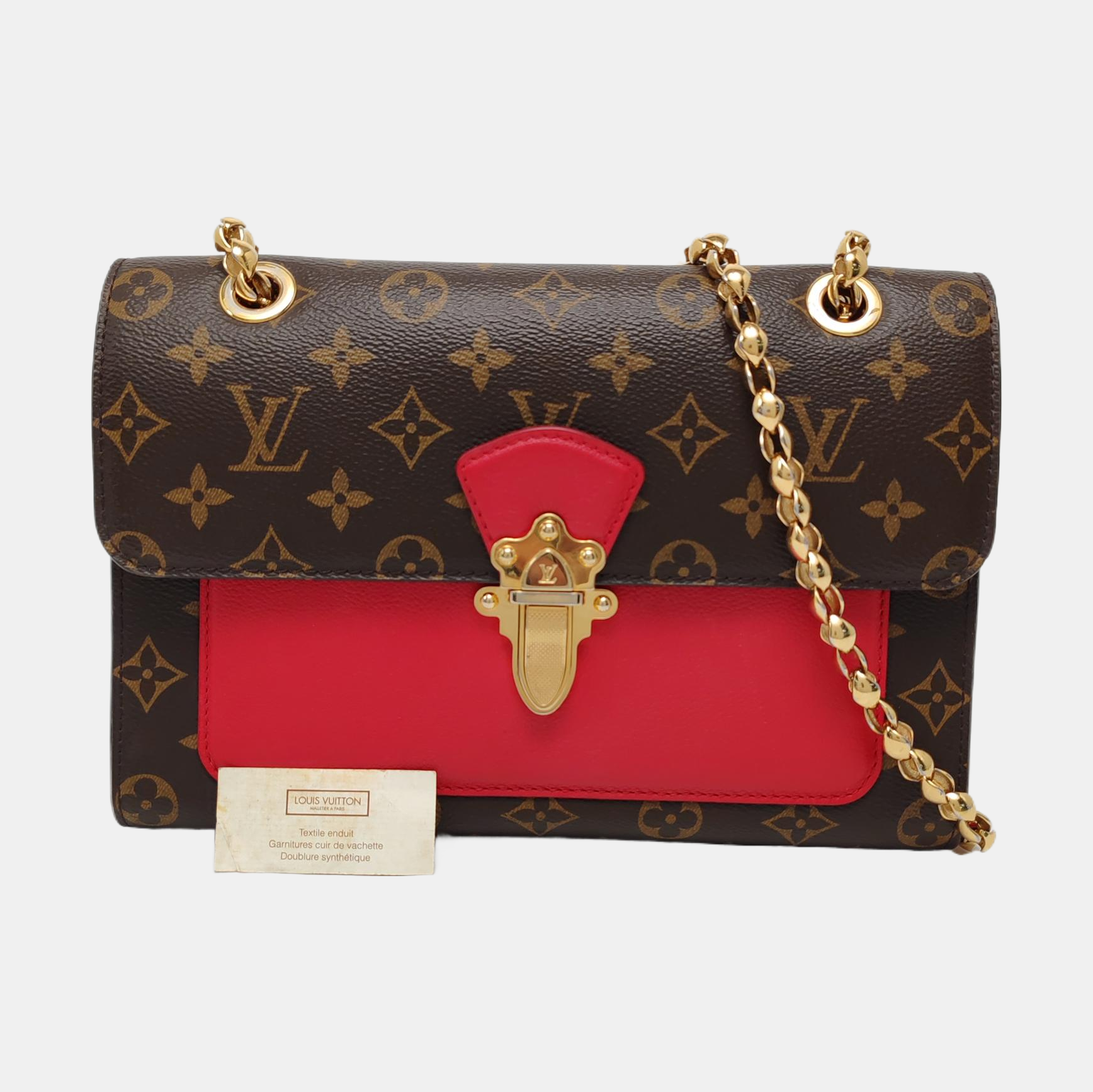 VICTOIRE Monogram Coated Canvas Brown