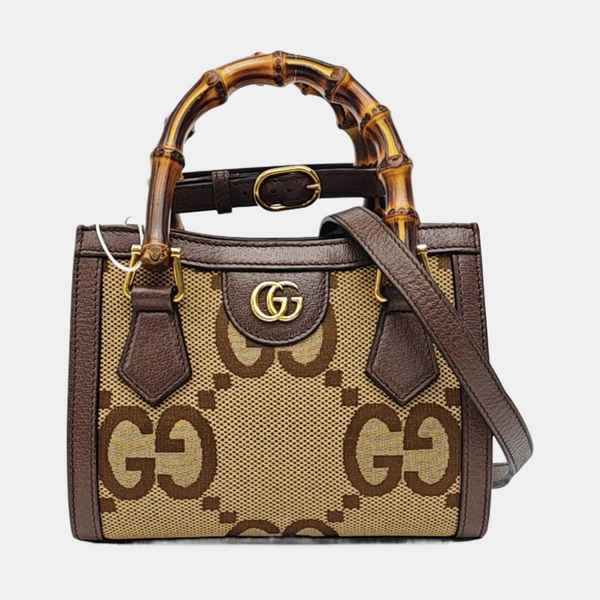 Diana Mini Monogram Canvas Beige