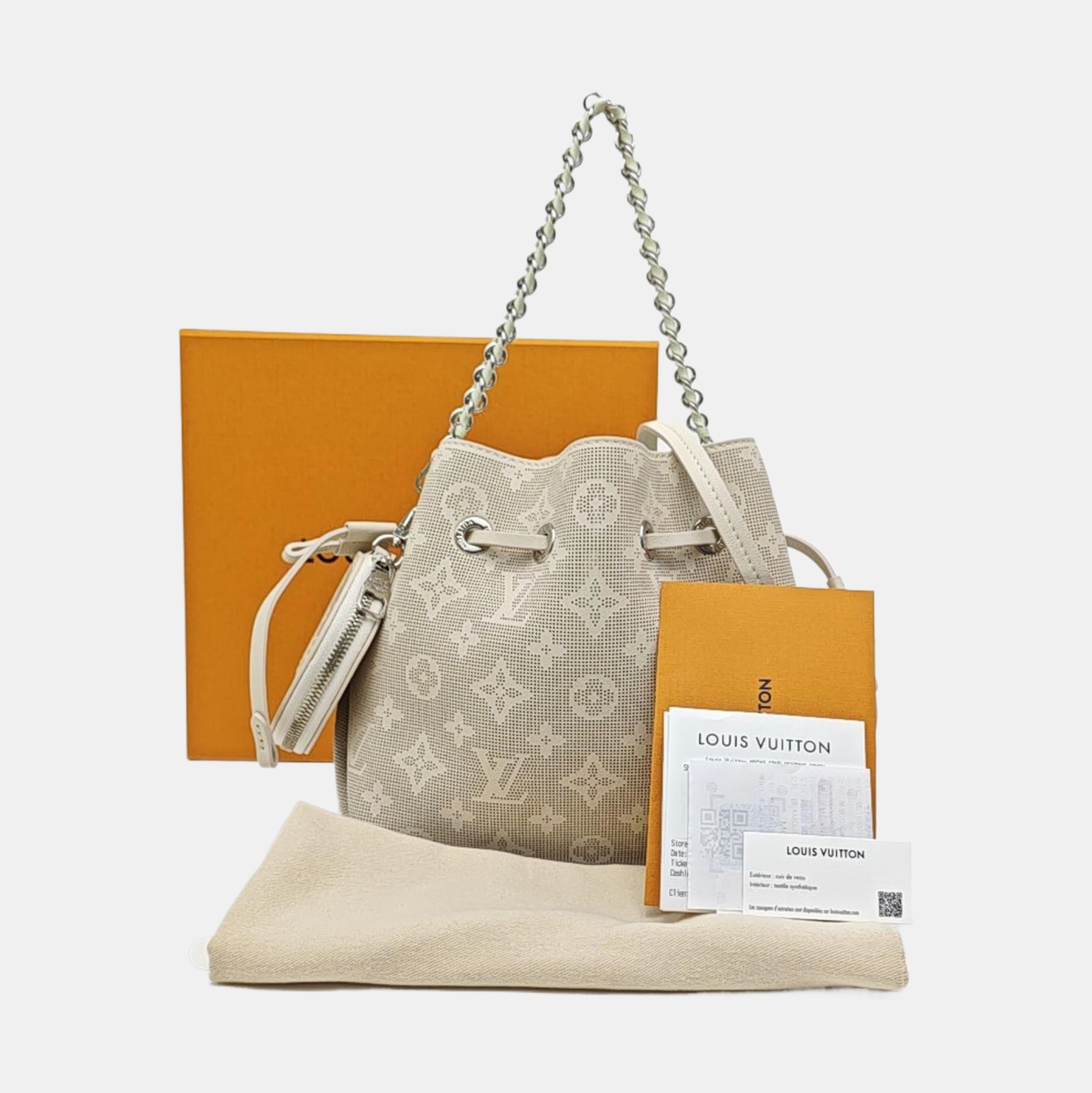 BELLA Monogram Calfskin Beige