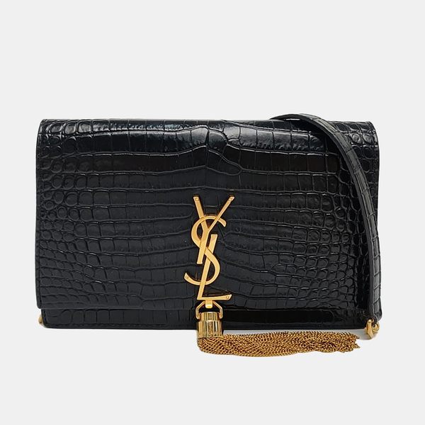 Authenticated pre-owned  KATE Calfskin Black - Shoulder Bag at Looply