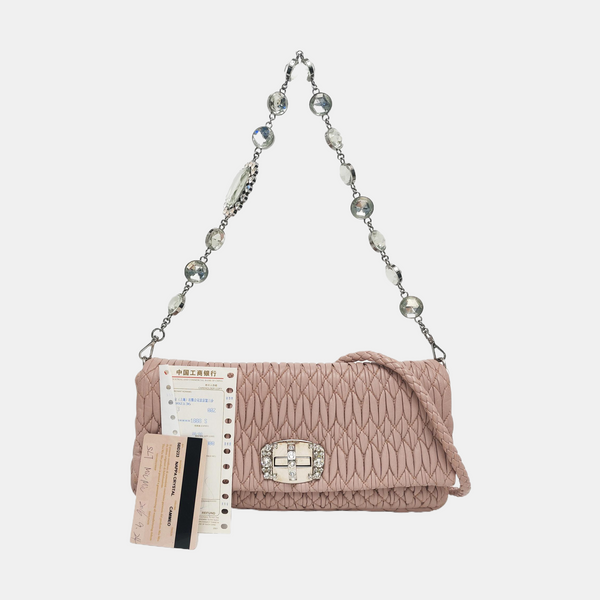 Crystal Lambskin Pink