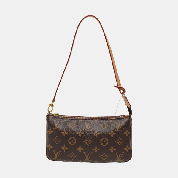 ACCESSOIRES GM Monogram Coated Canvas Brown
