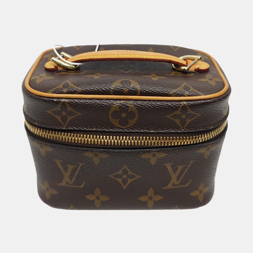 NICE Super Mini Monogram Coated Canvas Brown