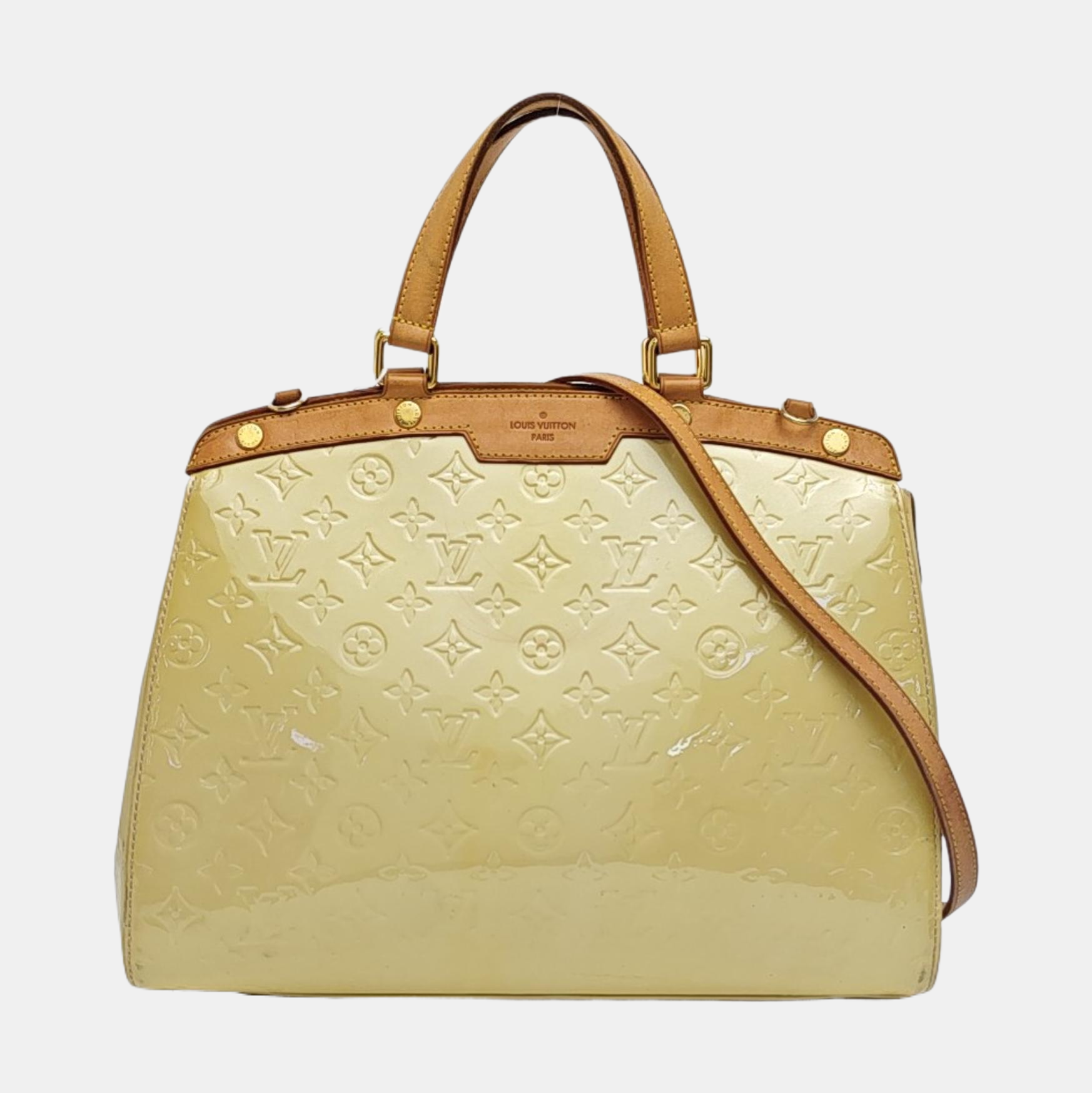 BREA Monogram Patent Leather Yellow