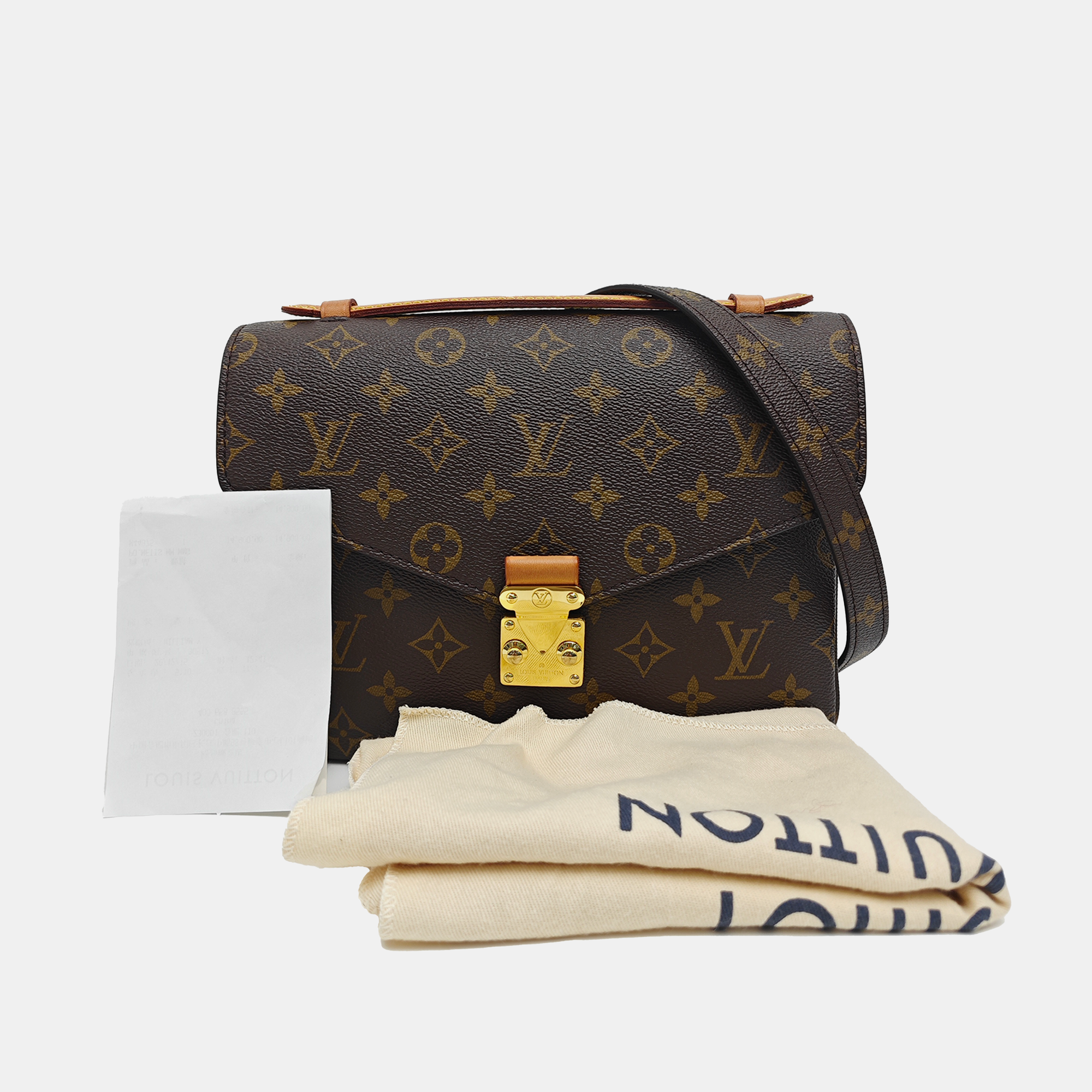 MÉTIS MM Monogram Coated Canvas Brown
