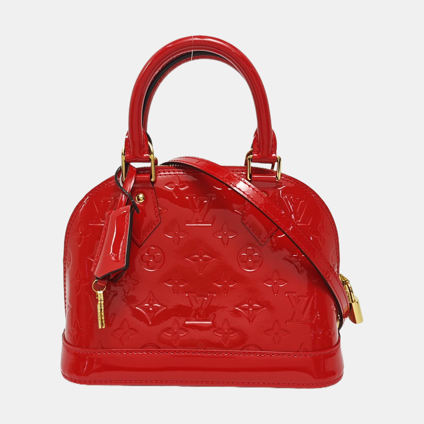 ALMA BB Monogram Charol Rojo