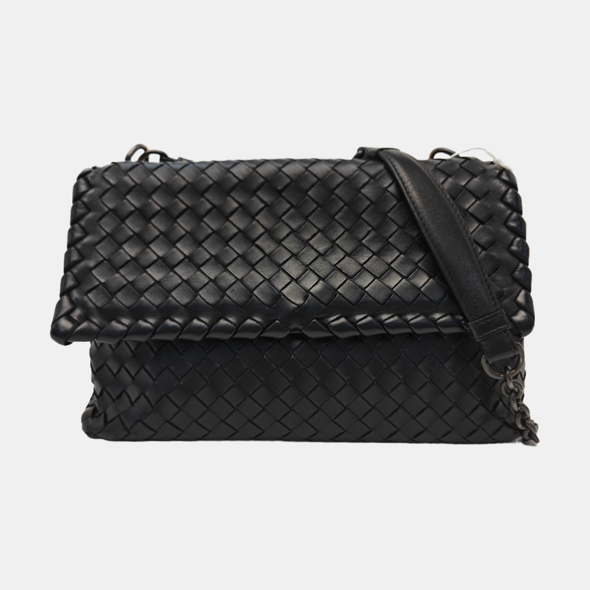 Lambskin Shoulder Bag Black
