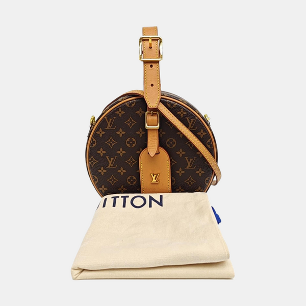 BOITE CHAPEAU PM Monogram Coated Canvas Brown