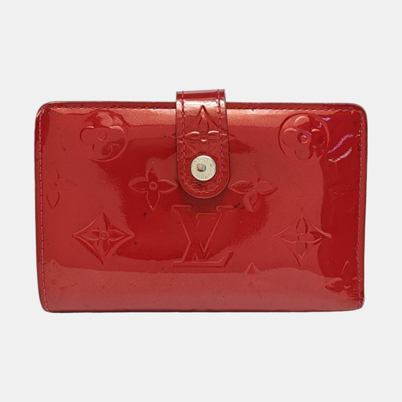 VIENNOIS Patent Leather Red Wallet