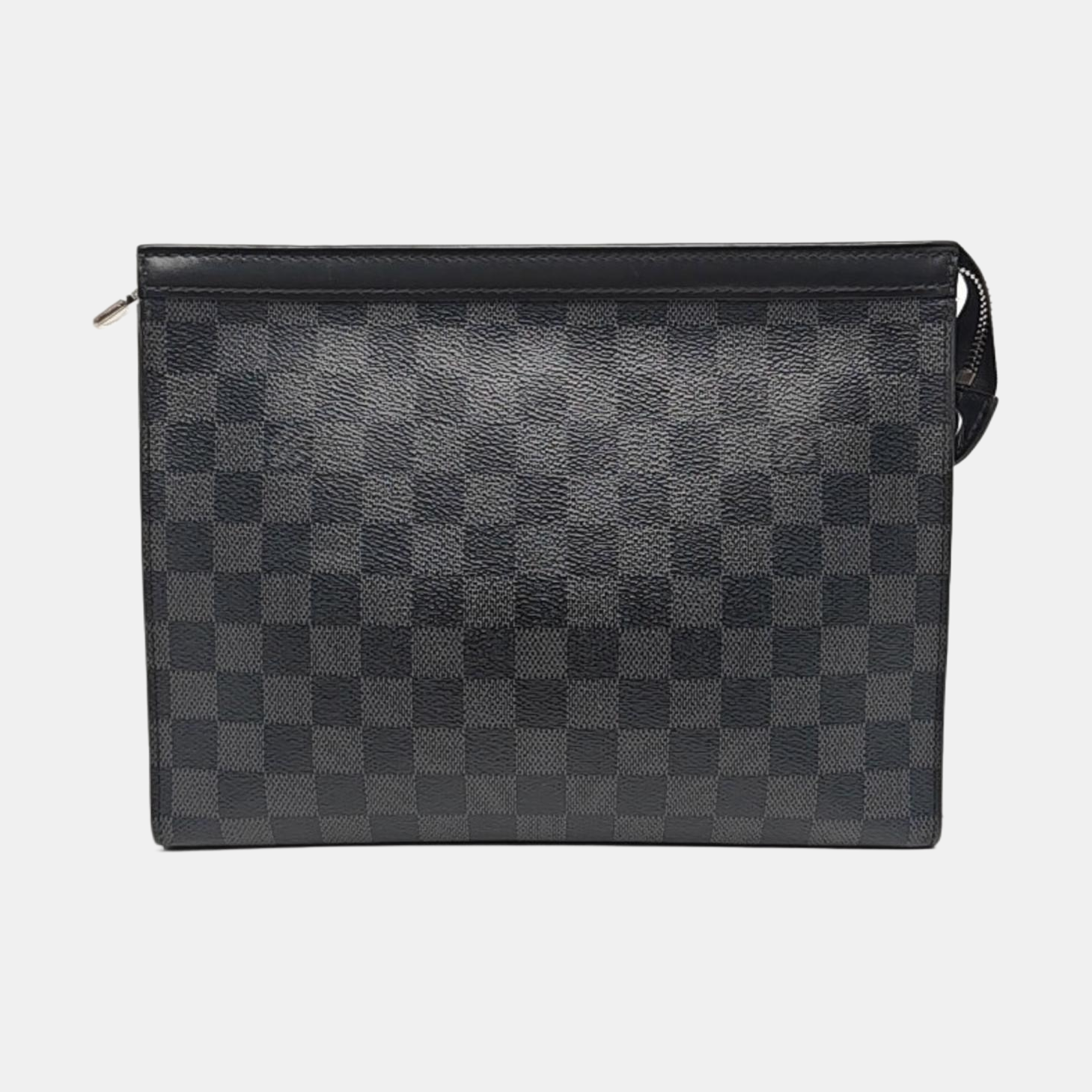 Pochette Voyag MM Damier Graphite Coated Canvas Gray