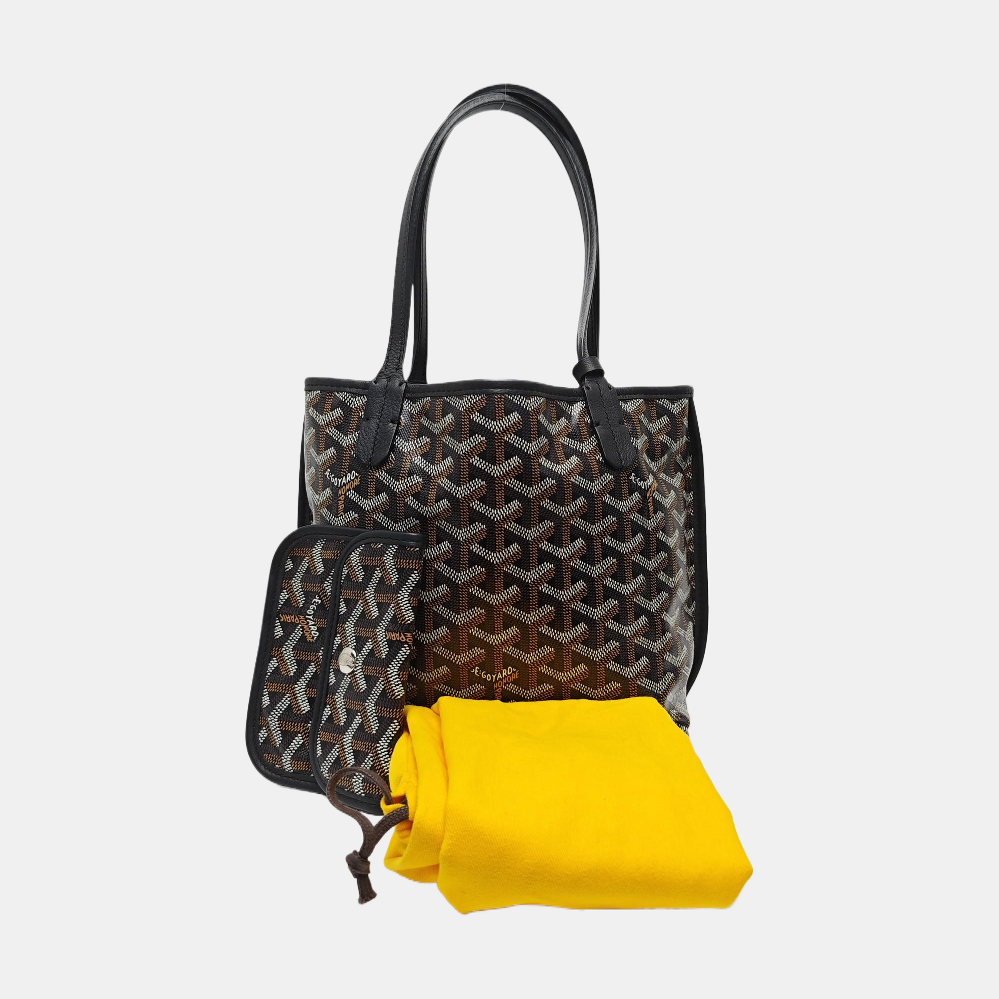 Anjou Mini Coated Canvas Black