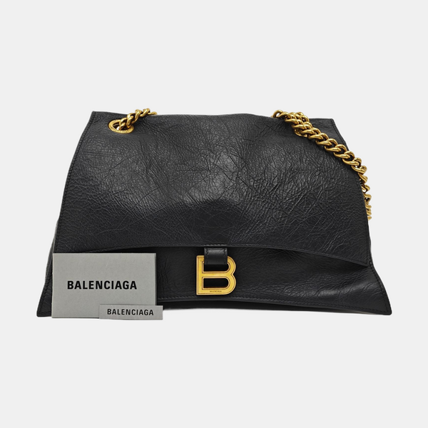 Crush Medium Calfskin Black