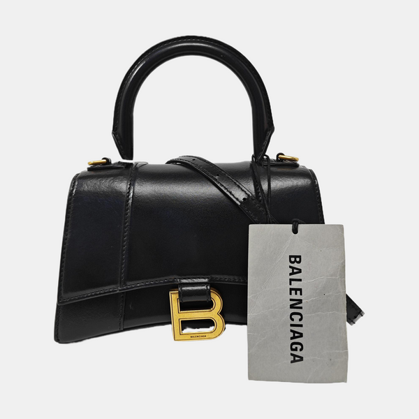 Hourglass XS Calfskin Black