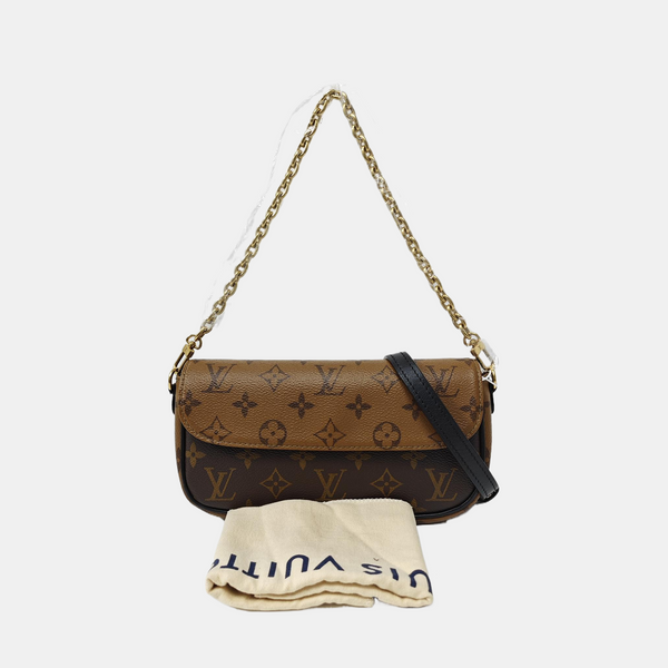 IVY Monogram Coated Canvas Brown
