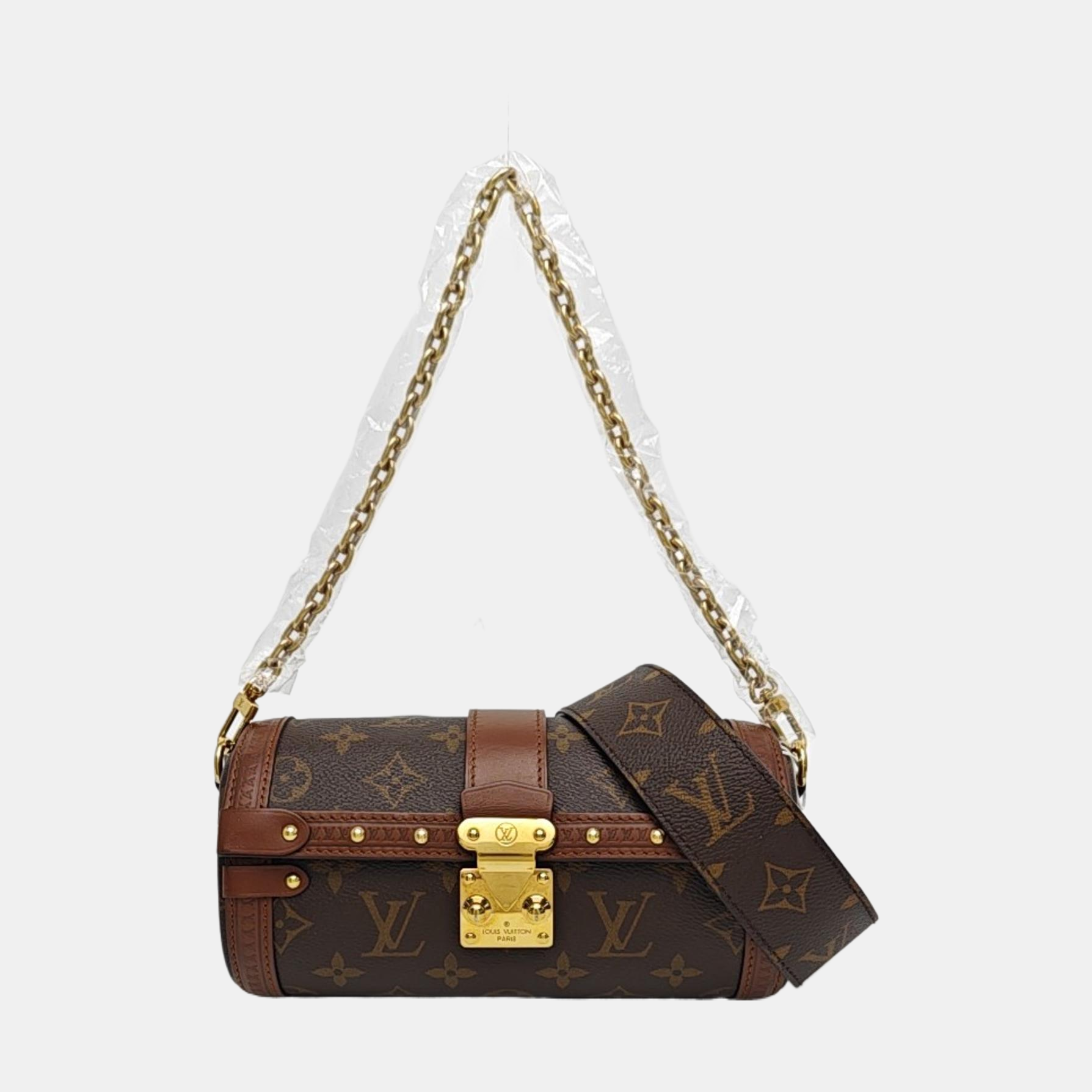 PAPILLON 19 Monogram Coated Canvas Brown