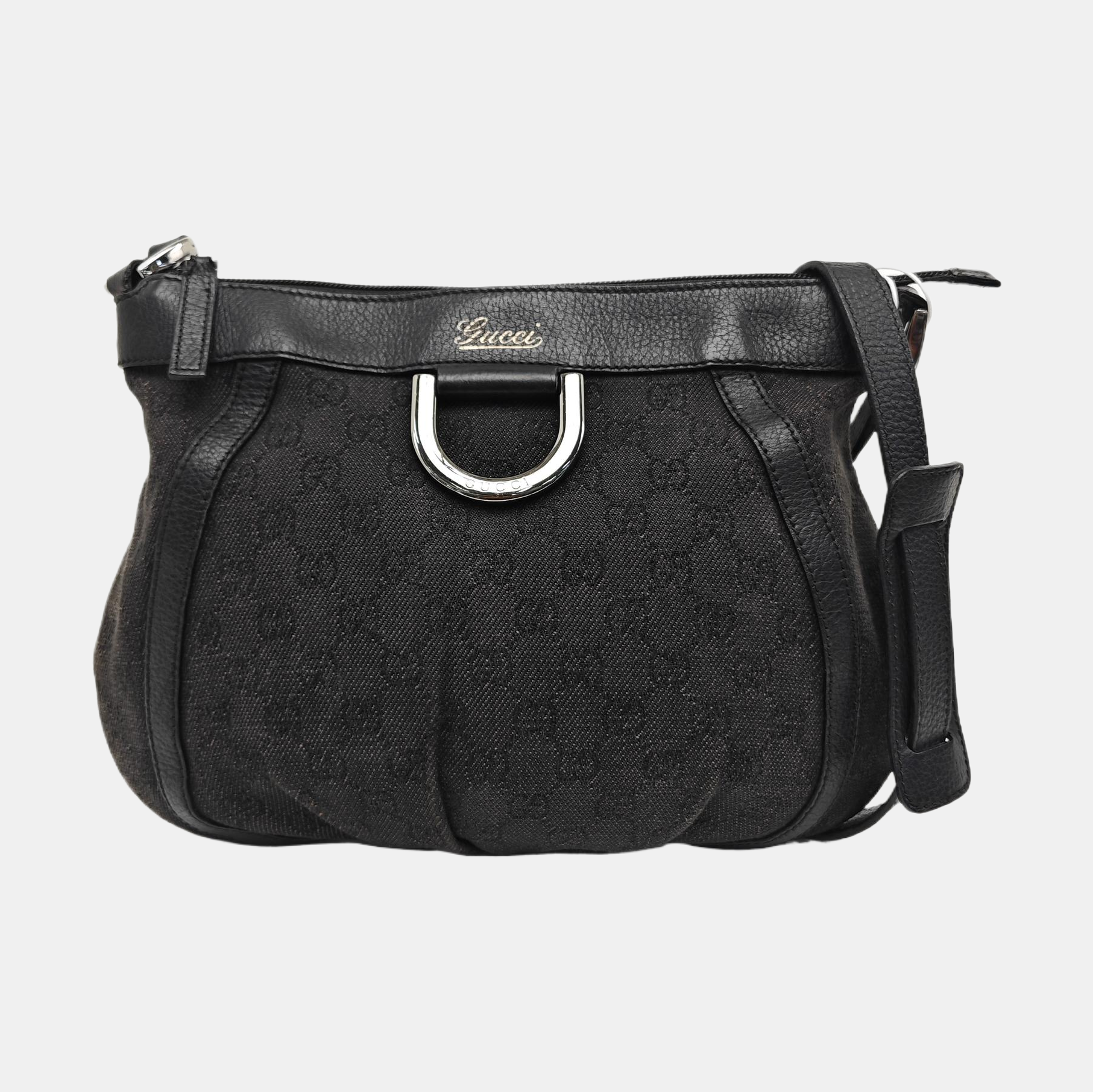 Monogram Canvas Tote Bag Black