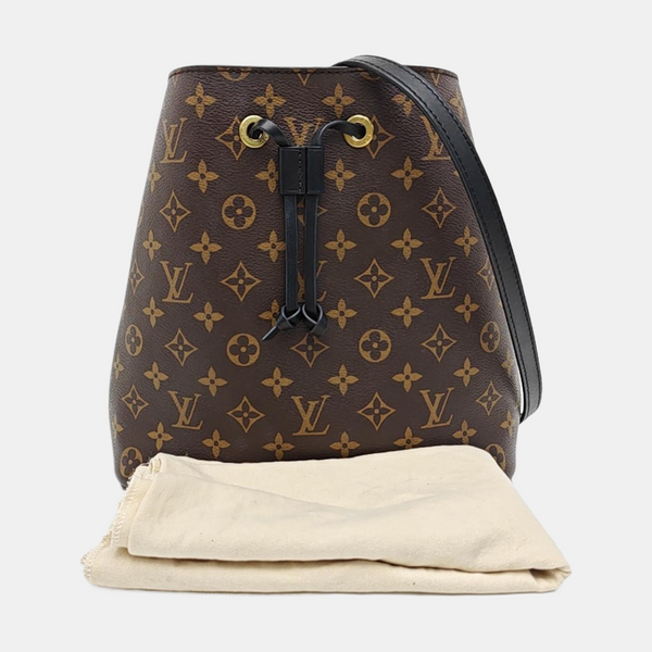 NÉONOÉ MM Monogram Coated Canvas Brown