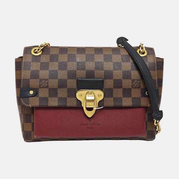 VAVIN PM Damier Ebene Coated Canvas Brown