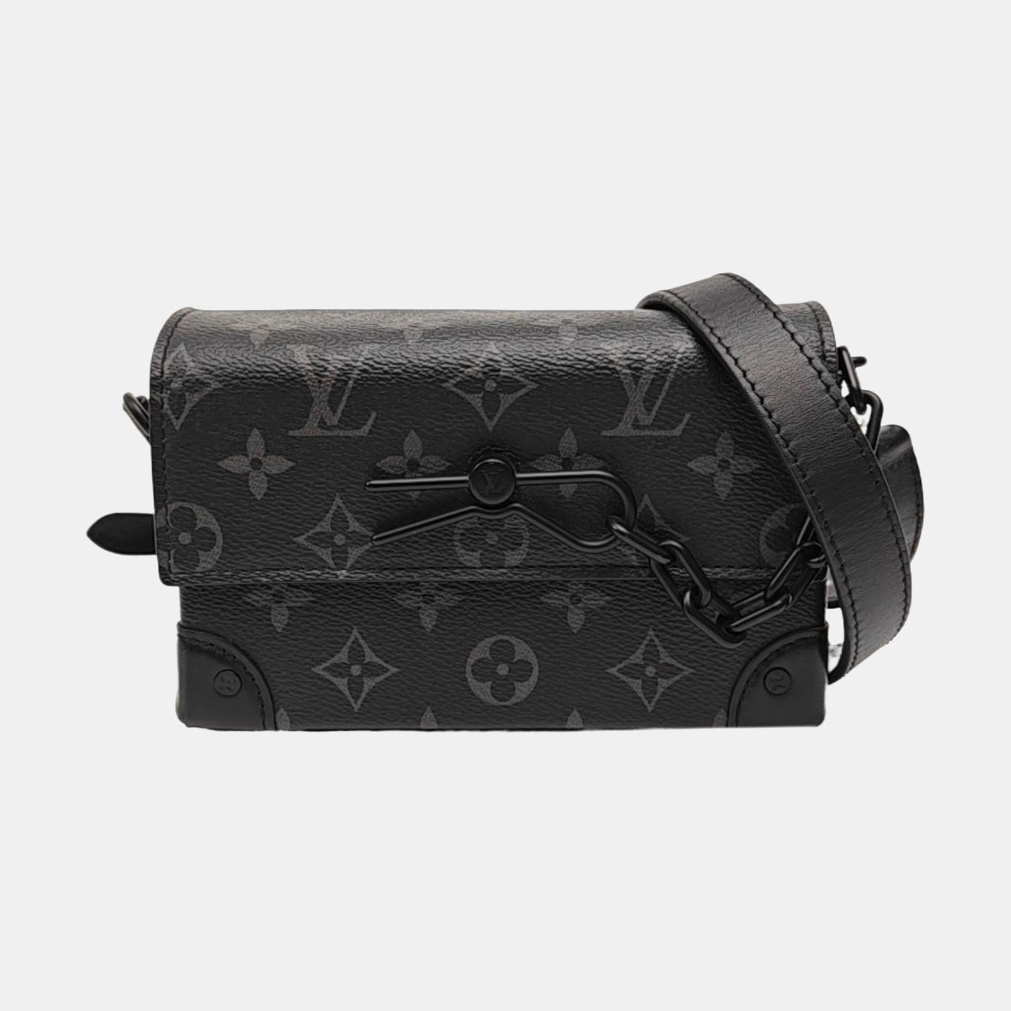 STEAMER Mini Monogram Coated Canvas Black