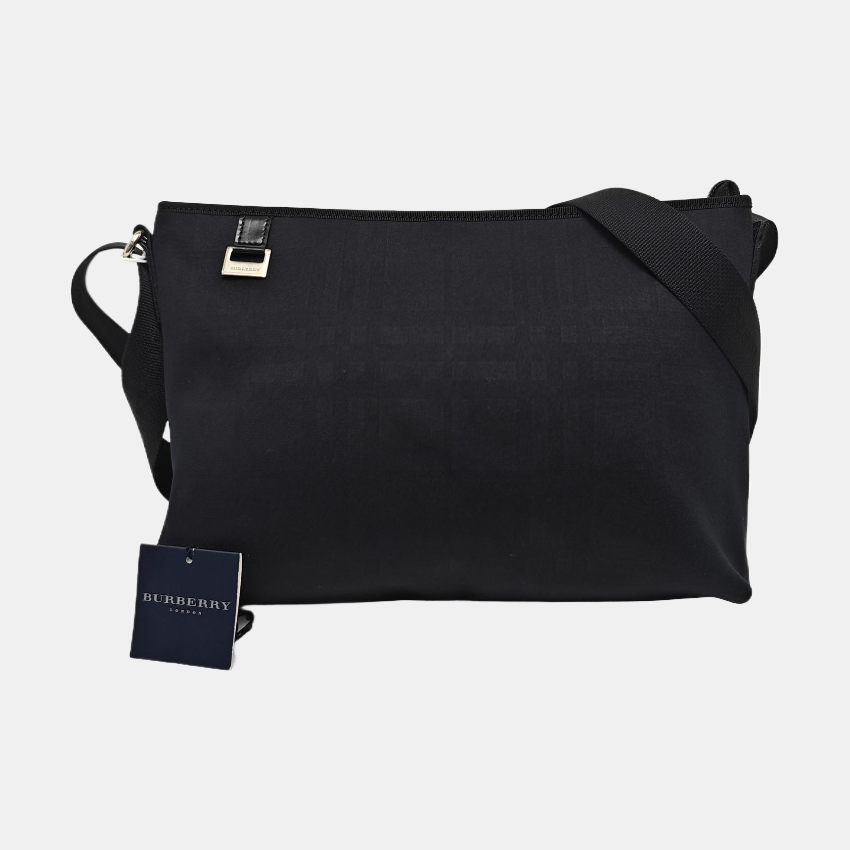 Fabric Shoulder Bag Black