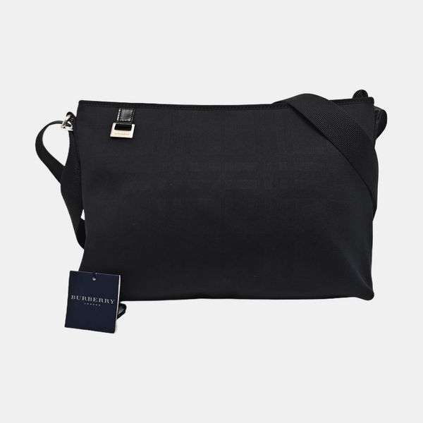 Fabric Shoulder Bag Black