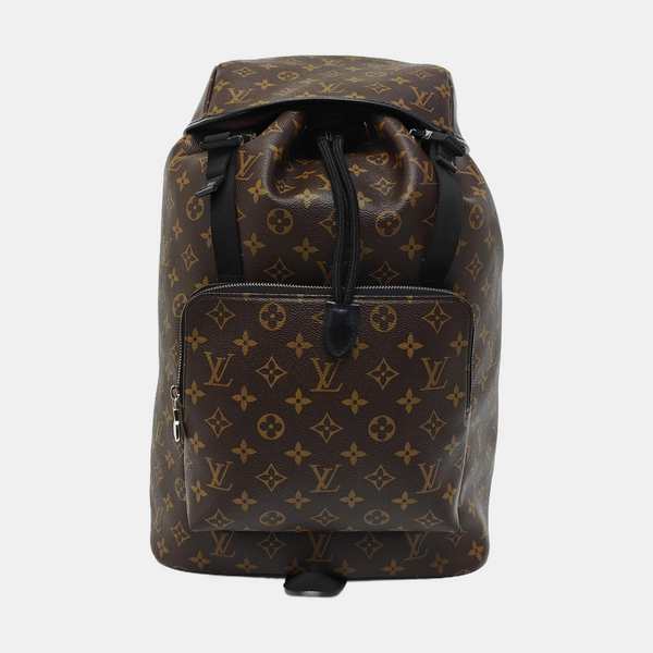 Coated Canvas Backpack Brown