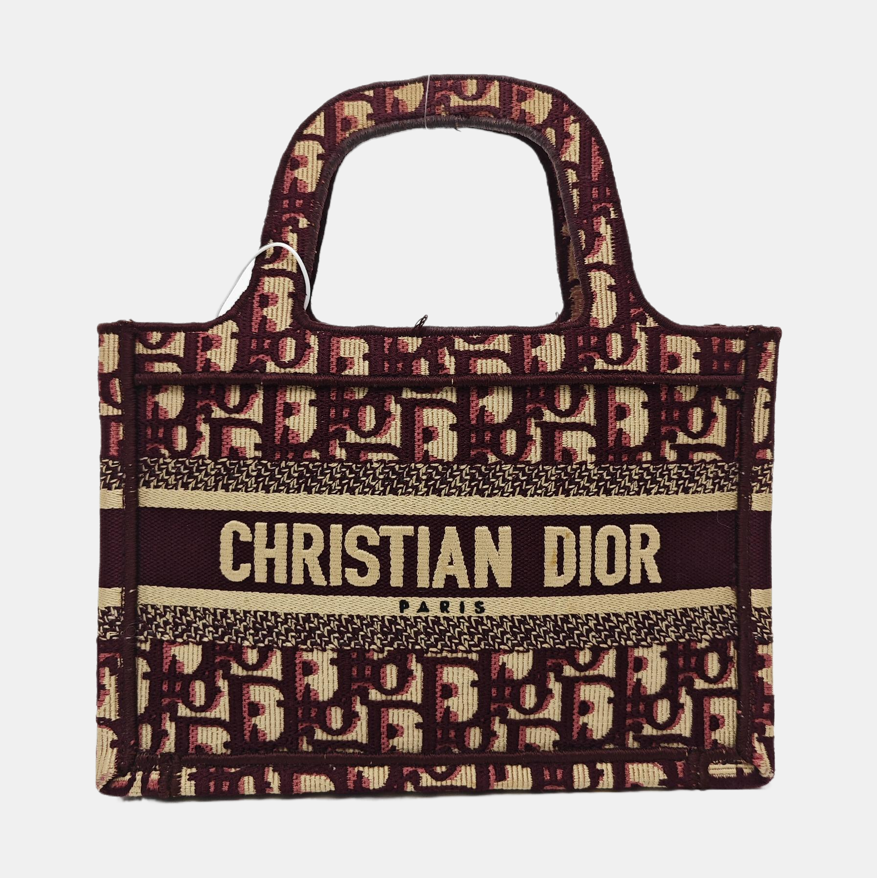 Book Tote Mini Canvas Red
