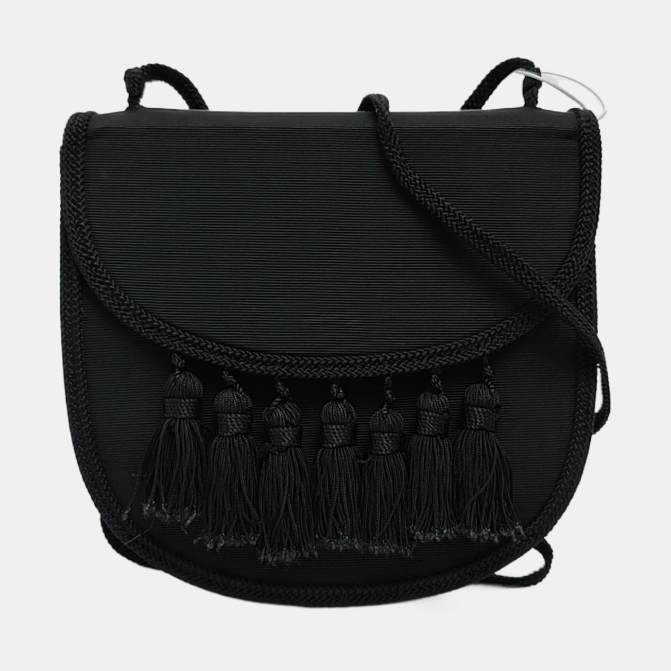 Fabric Shoulder Bag Black