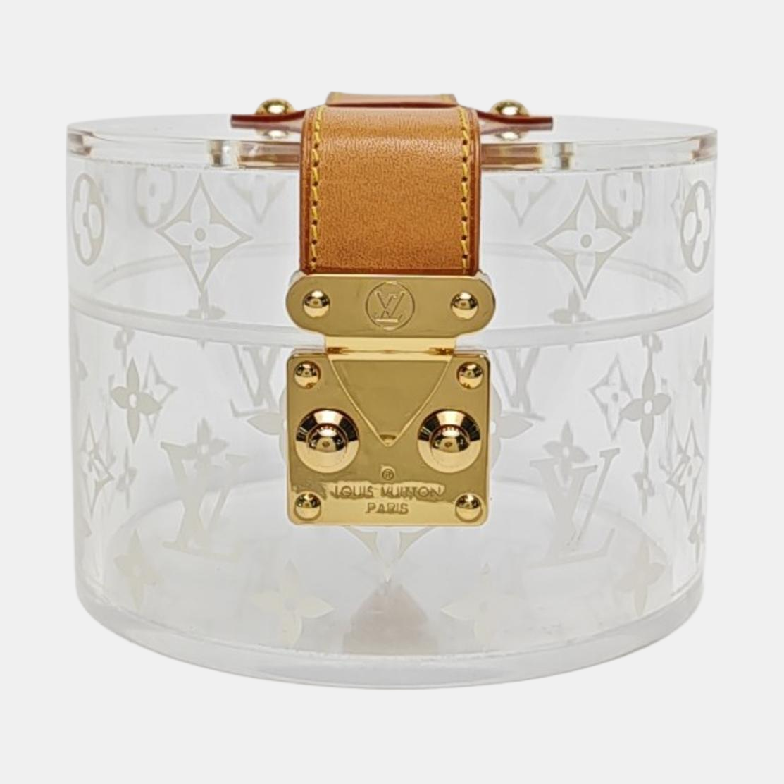 BOX SCOTT Monogram Plastic Clear