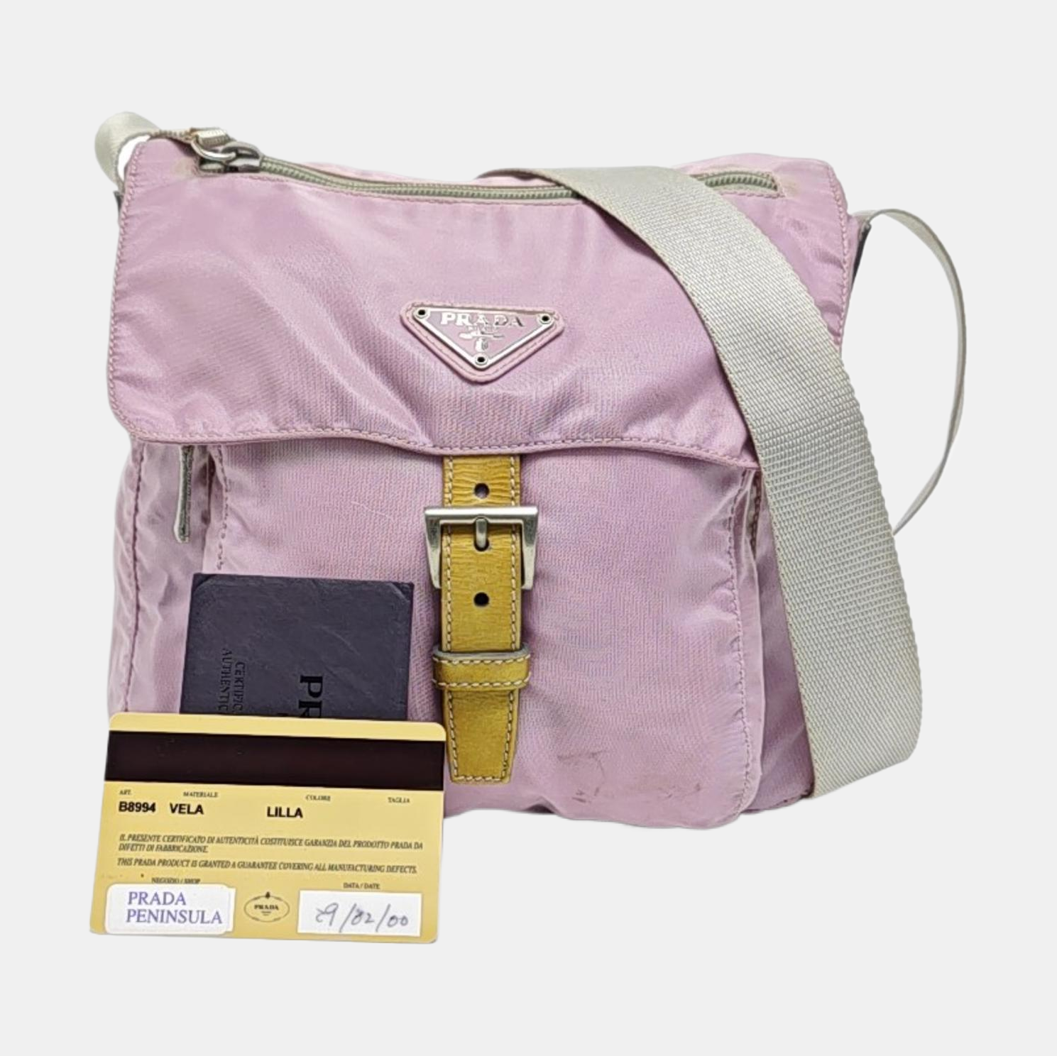 Vela Messenger Bag Nylon Purple