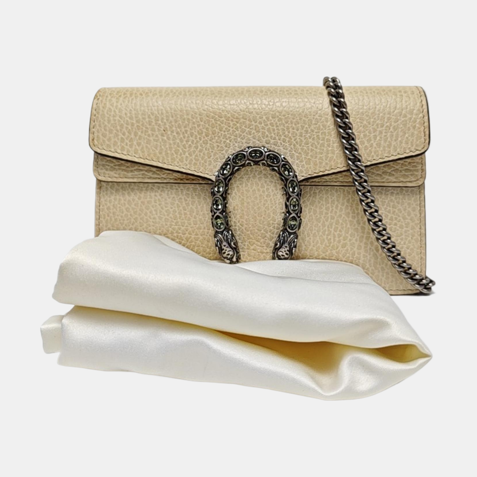 Dionysus Super Mini Calfskin Beige