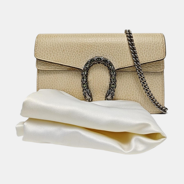 Dionysus Super Mini Calfskin Beige