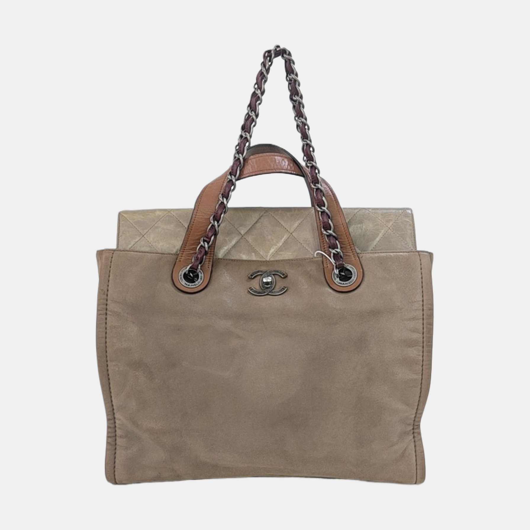 Quilted Calfskin Brown