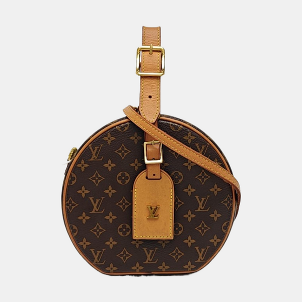 BOITE CHAPEAU PM Monogram Coated Canvas Brown