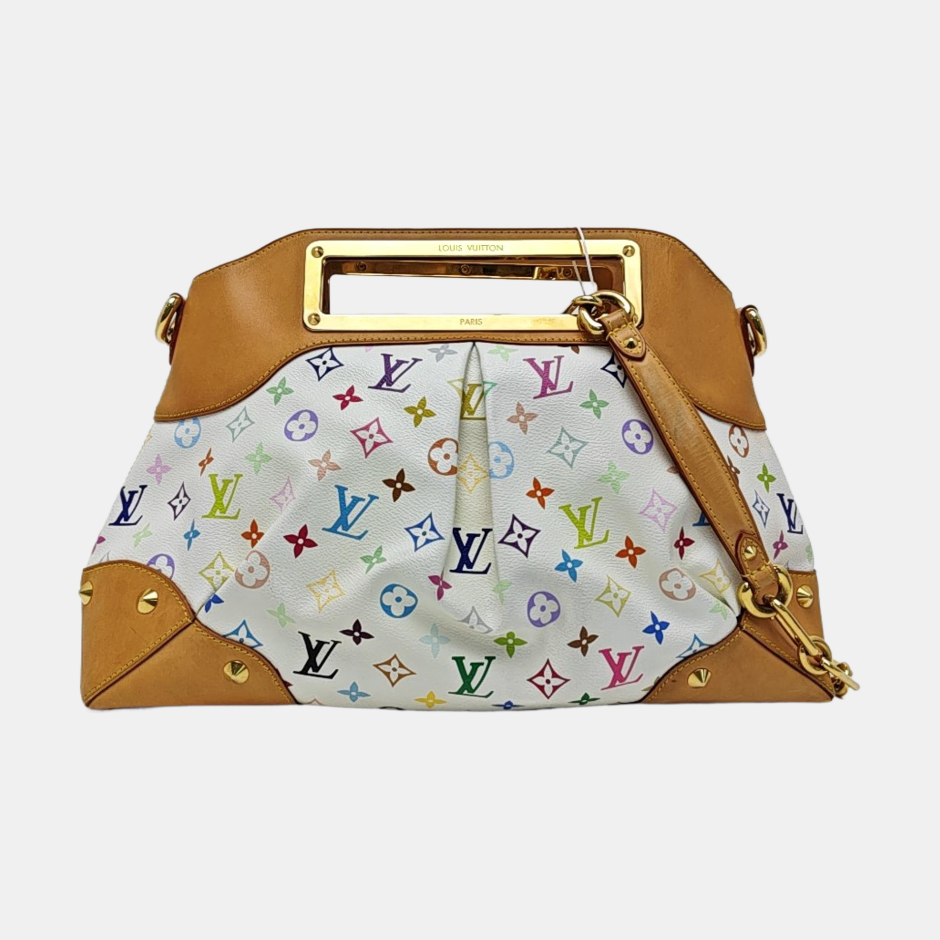 LV × TM JUDY Monogram Coated Canvas White