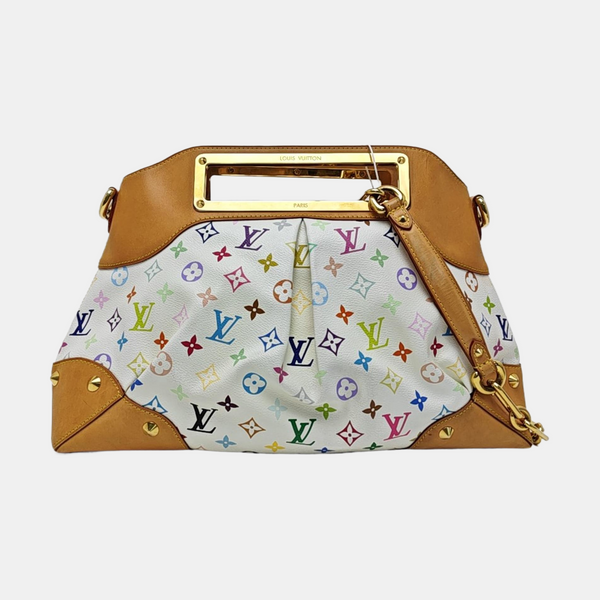 LV × TM JUDY Monogram Coated Canvas White