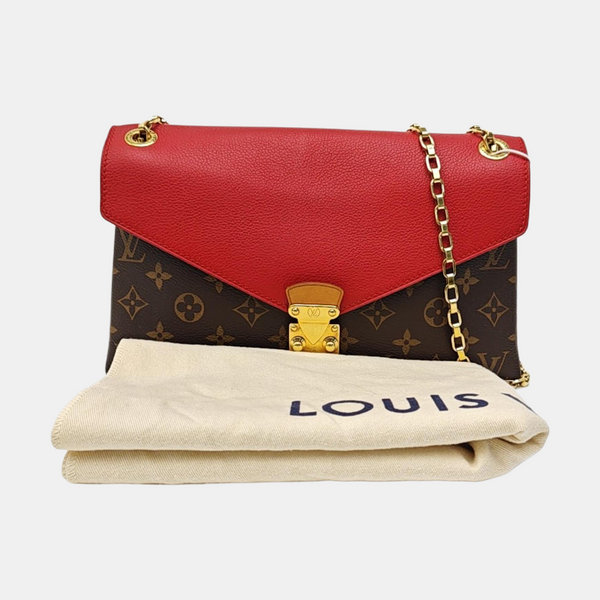 PALLAS BB Monogram Coated Canvas Brown
