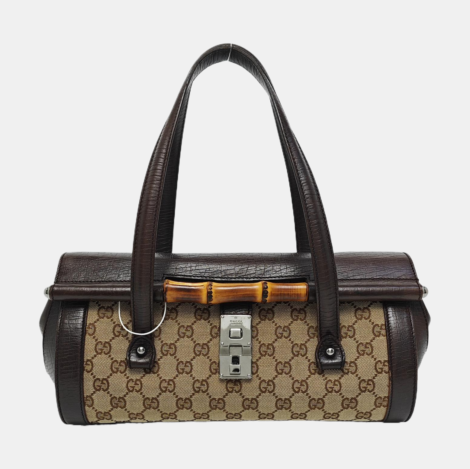 Monogram Canvas Top Handle Bag Beige