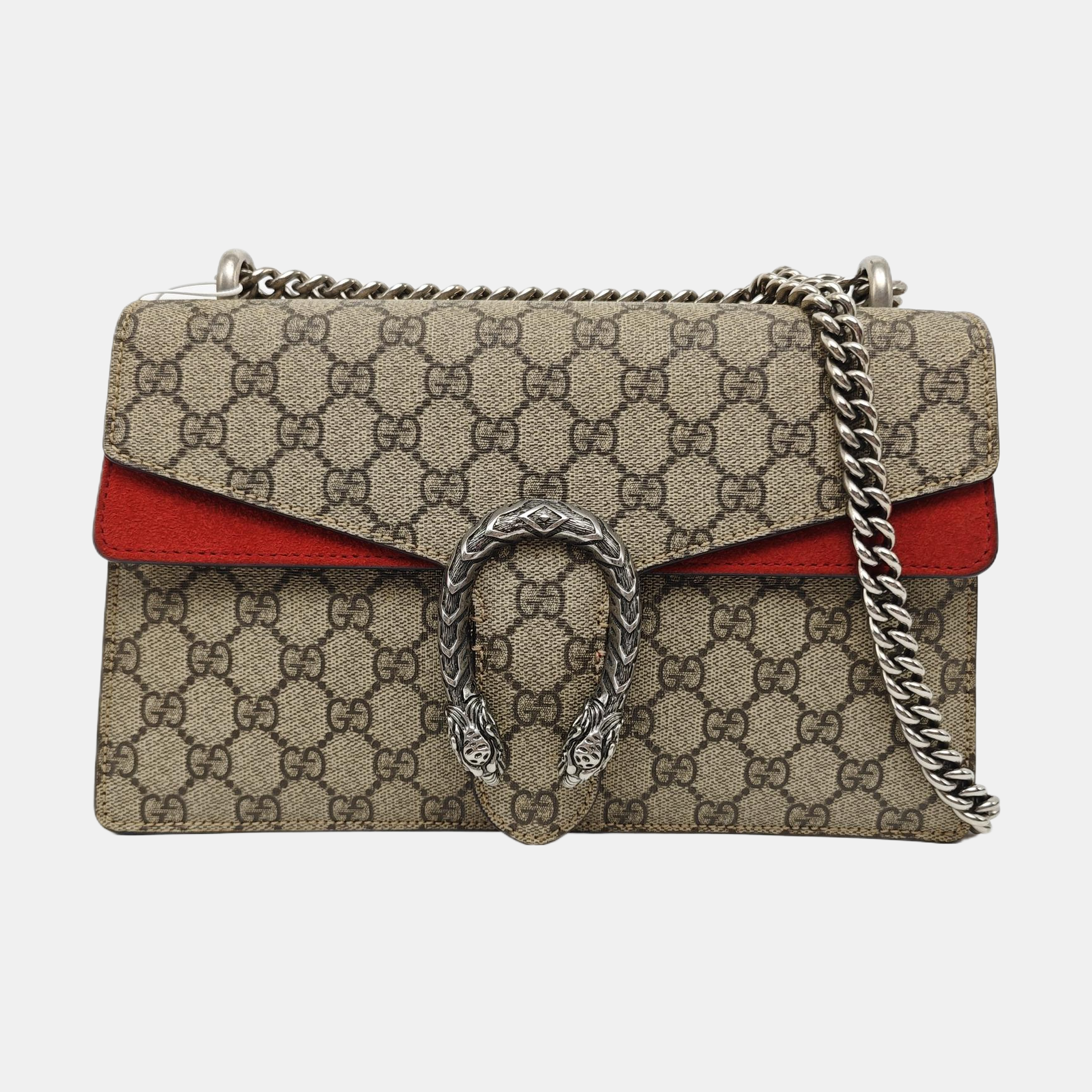 Dionysus Small Monogram Coated Canvas Black