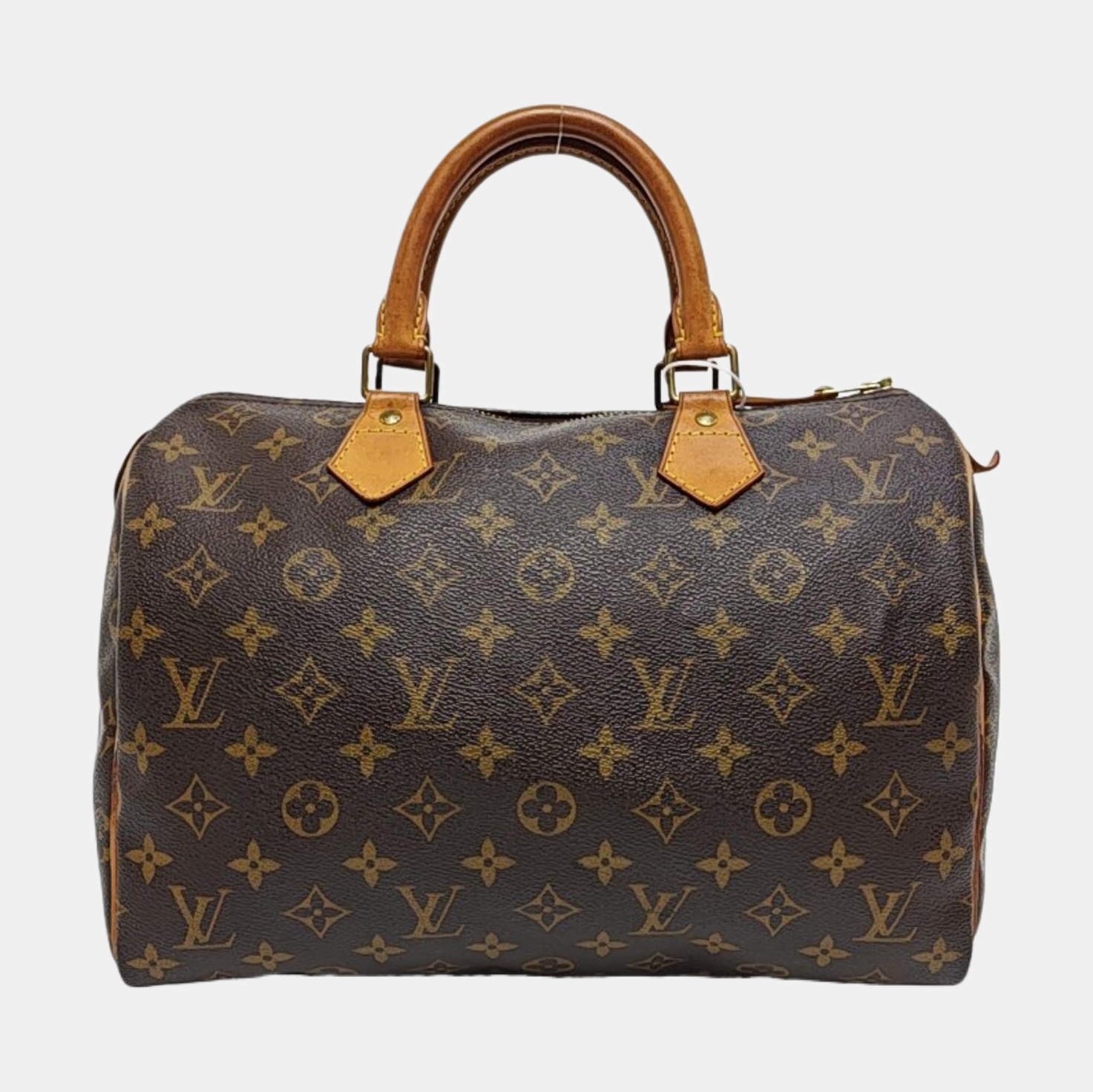 SPEEDY 30 Monogram Coated Canvas Brown