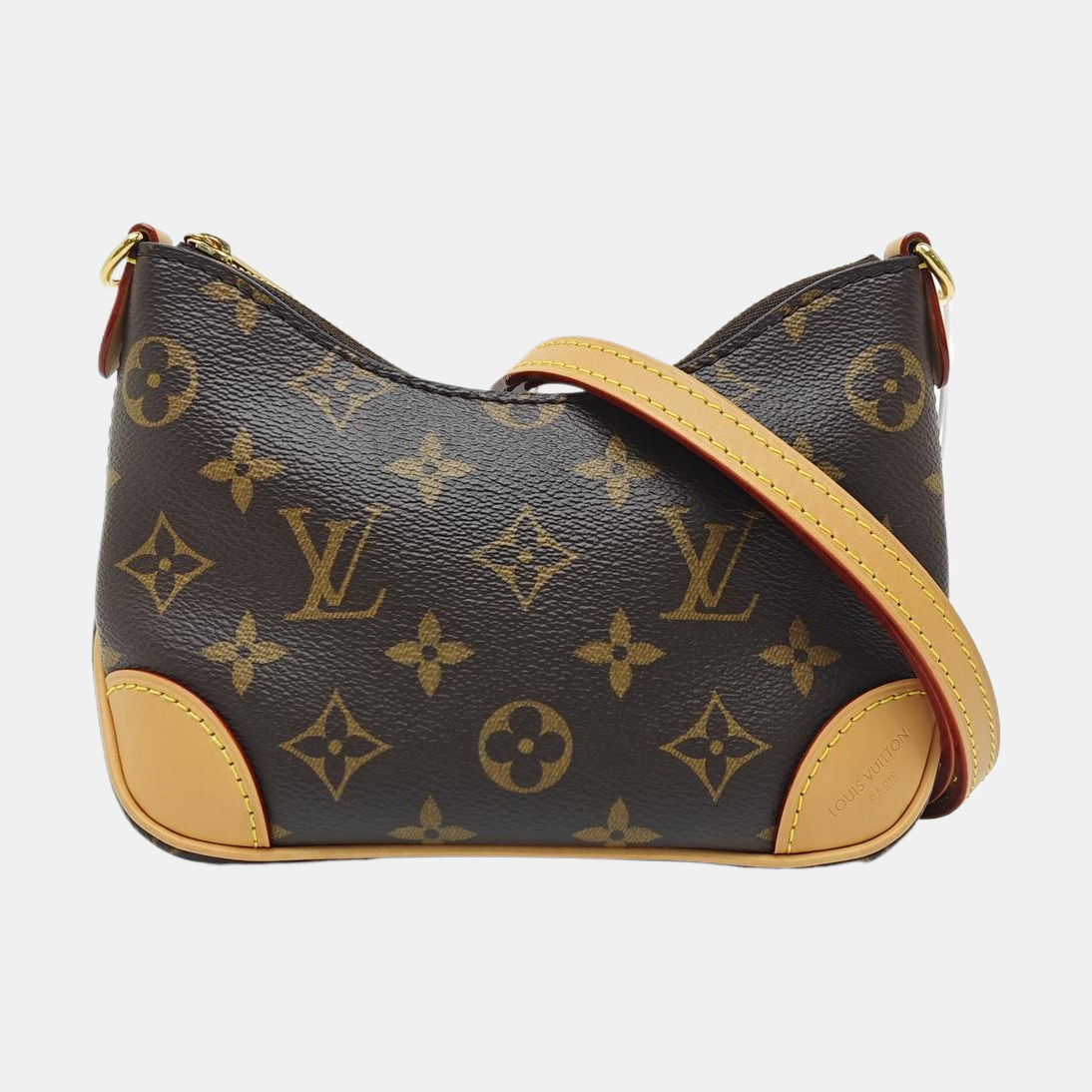 BOULOGNE Nano Monogram Coated Canvas Brown