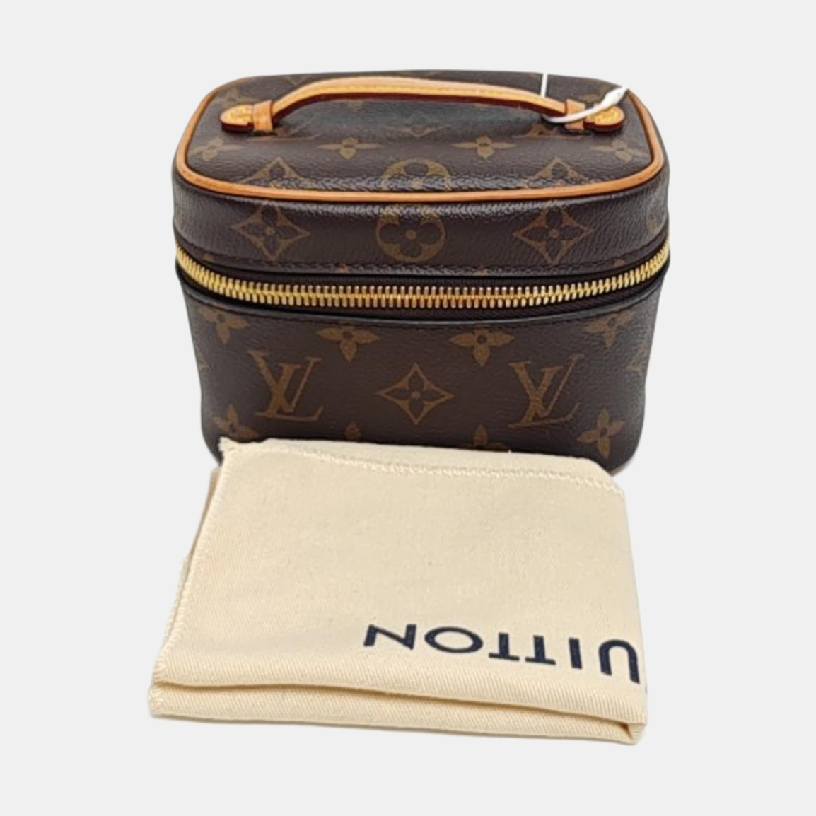 NICE Super Mini Monogram Coated Canvas Brown