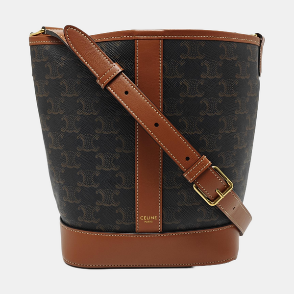 TRIOMPHE CANVAS Small Coated Canvas Brown