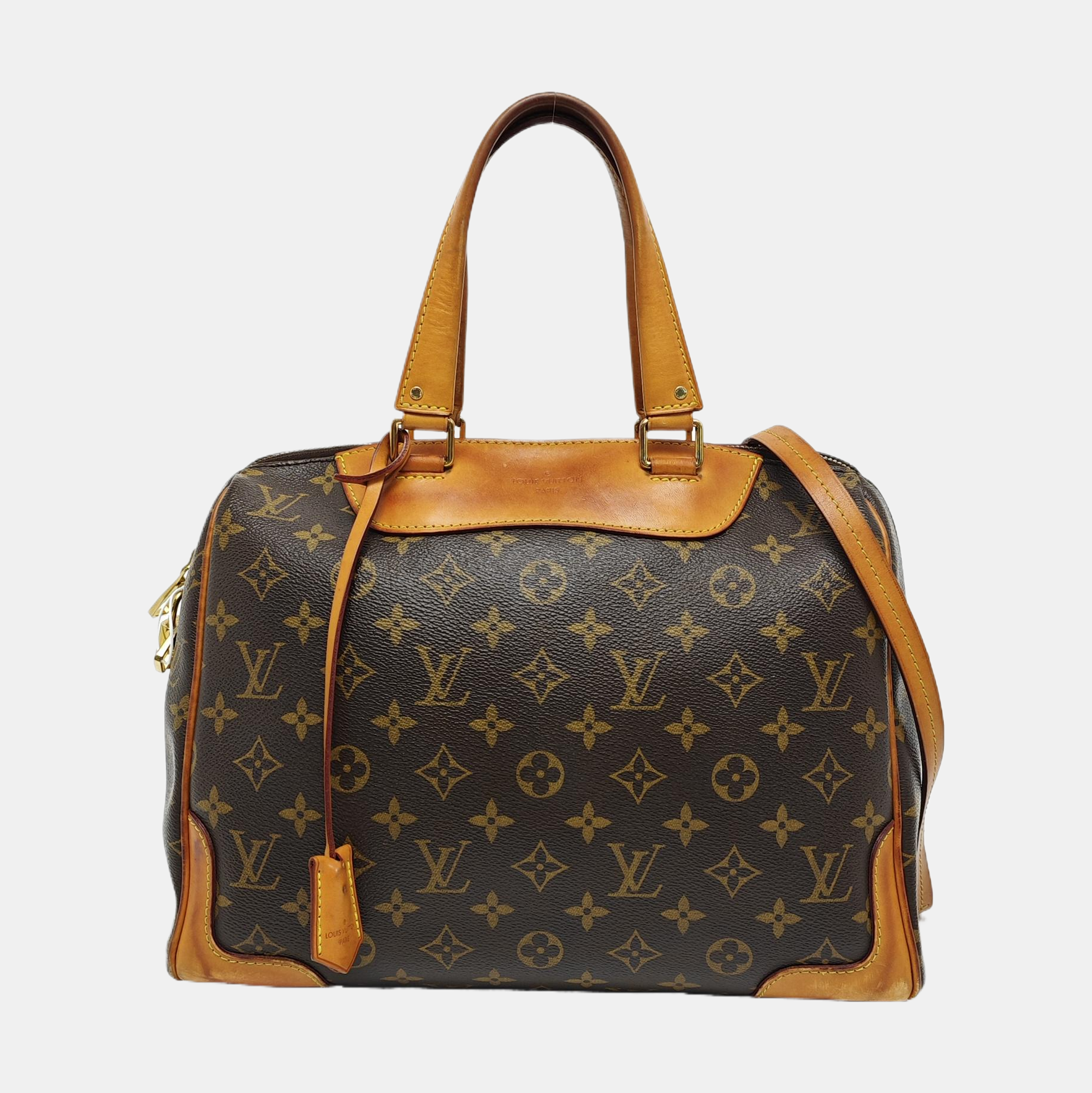 RETIRO NM Monogram Coated Canvas Brown