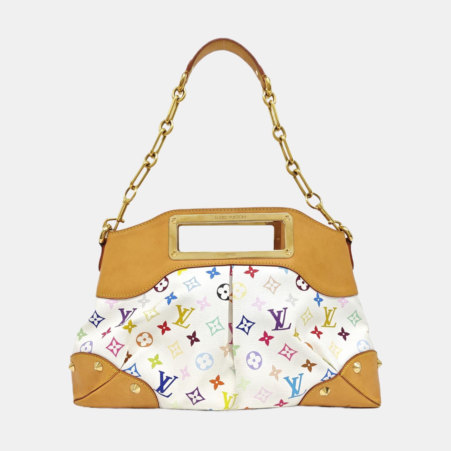 LV × TM JUDY MM Monogram Coated Canvas White