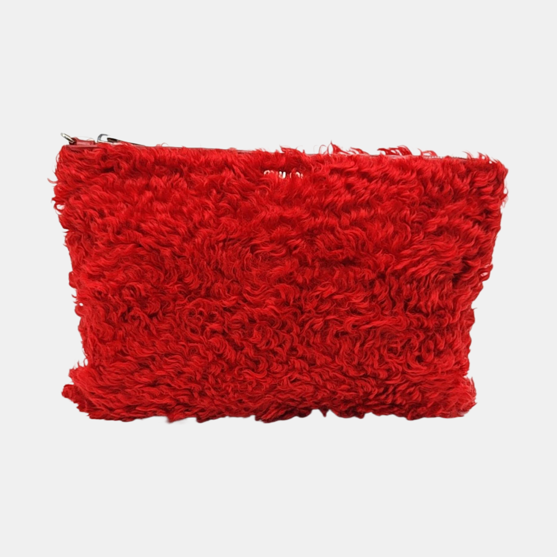 Horsehair Clutch Red