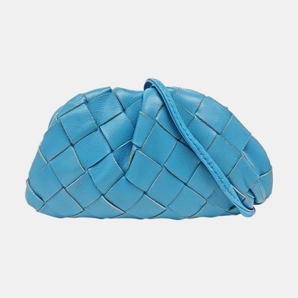 The Pouch Lambskin Blue