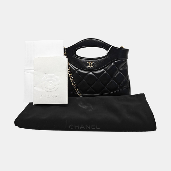 CHANEL 31 Quilted Lambskin Black