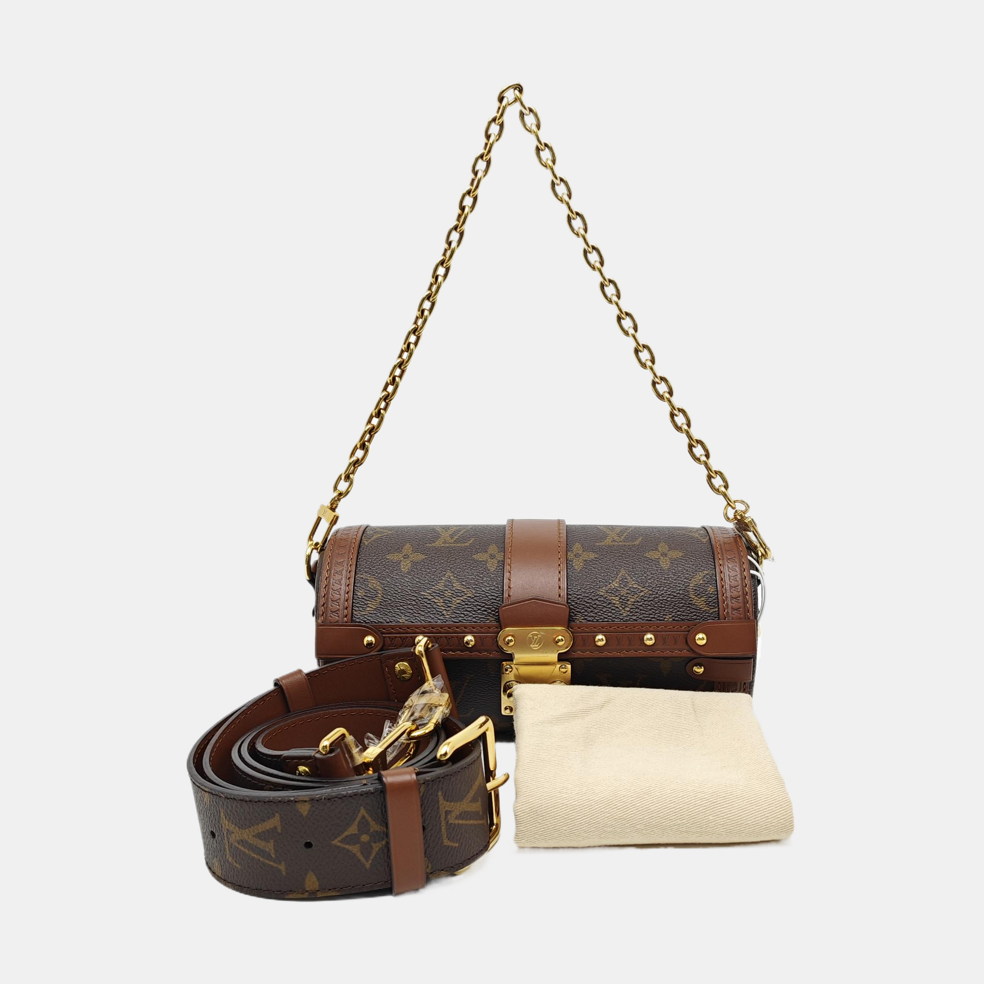 PAPILLON 19 Monogram Coated Canvas Brown