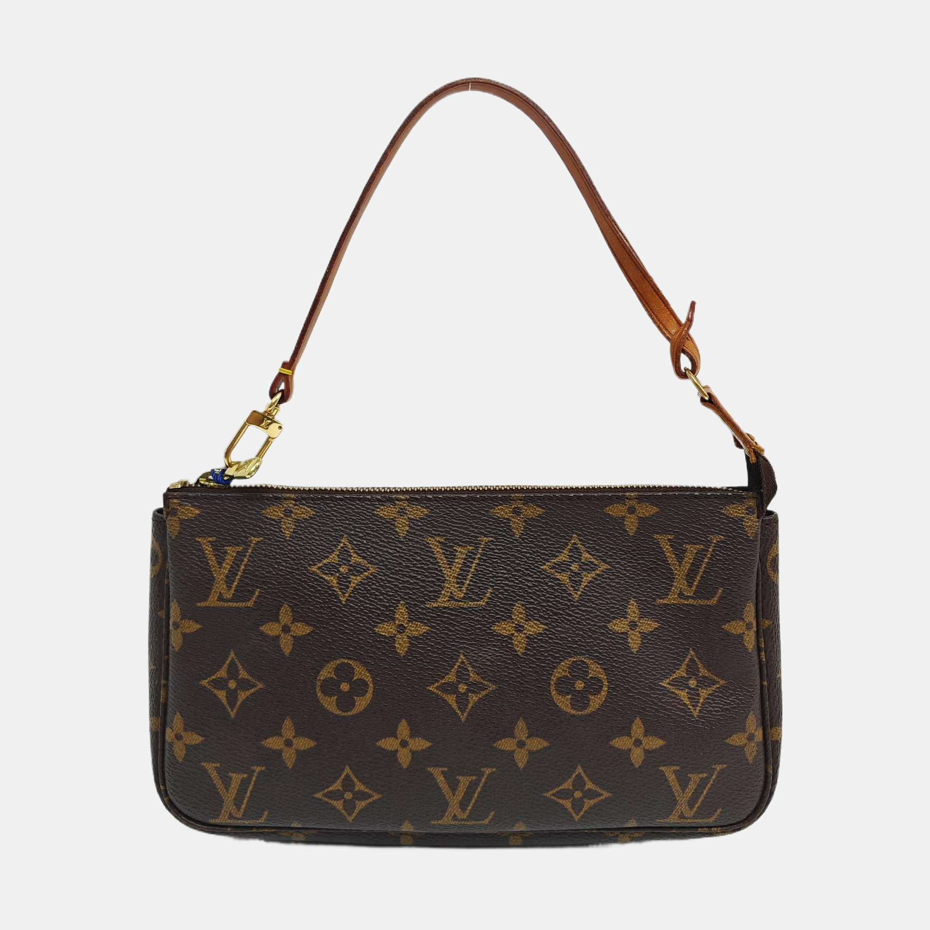 ACCESSOIRES Monogram Coated Canvas Brown